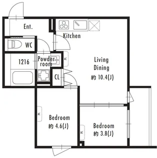 GRAN PASEO 駒場東大前【2階】の間取り