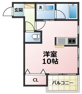 カーサ市川大門通り【3階】の間取り