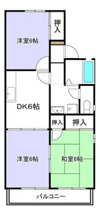 セジュールクレール【2階】の間取り