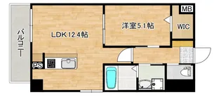 Boardwalk府中【2階】の間取り