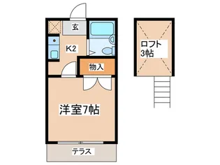 メゾン草薙PART3【1階】の間取り