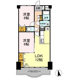 エクセレンスローベン【2階】の間取り