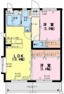 グラン ソレイユ【2階】の間取り