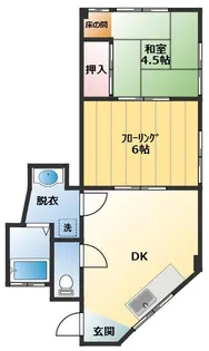呉屋マンション【3階】の間取り