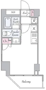 ウィスティリア大森山王【6階】の間取り