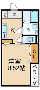 シエルグランデ町楠葉【2階】の間取り