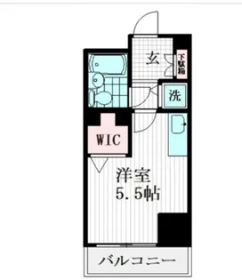 三軒茶屋シティハウス【4階】の間取り