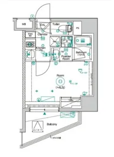 SYFORME NISHI-OI【5階】の間取り