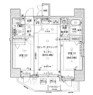 VERIDIQUE八王子横山町【12階】の間取り