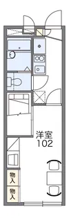 ポラール壱番館【2階】の間取り