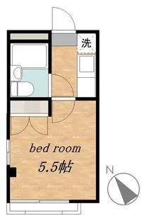 パレス菊野台【3階】の間取り