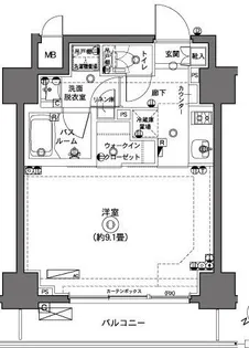 ZOOM横浜【11階】の間取り