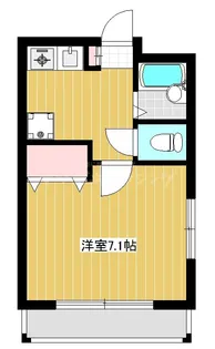 エクセラン久我【1階】の間取り