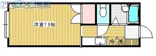 シャインパレス五十嵐【1階】の間取り