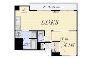 前野ビル【4階】の間取り