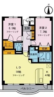 メロディーア【2階】の間取り