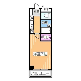 ビオス白鷺【5階】の間取り