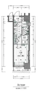 ZOOM銀座2丁目Second【8階】の間取り