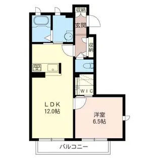 リヴェール【1階】の間取り