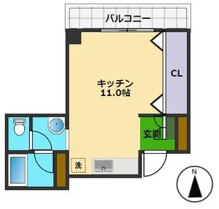 COPO HARIMAYA【5階】の間取り