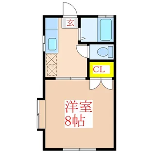 リバティハウス【1階】の間取り