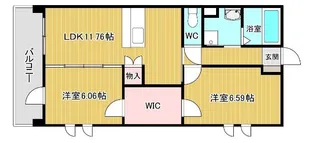 カトルパレ【7階】の間取り