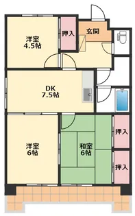 サンブリッジ【2階】の間取り