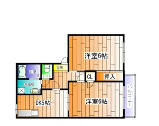 ウィングヒル7【1階】の間取り