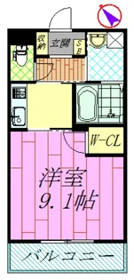 ディリジェントサトウII【3階】の間取り