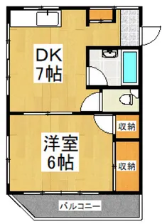 グリーングラスハウス【2階】の間取り
