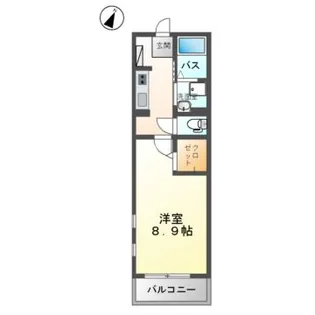 アルバーダ M【3階】の間取り