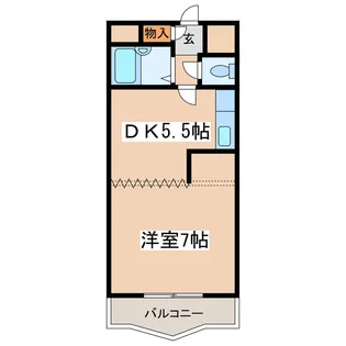 ノースコートサンスイ【2階】の間取り