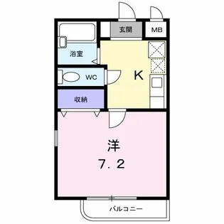 エクレール【3階】の間取り