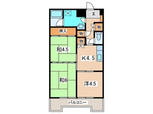 大船スターマンション【2階】の間取り