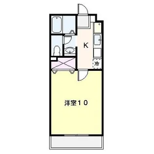 リシィーヴ新町【2階】の間取り