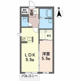 シャーメゾン不来方II【2階】の間取り
