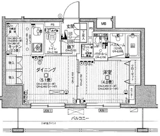 日神デュオステージ新御徒町(ニッシンデュオステージシンオカチマチ)【12階】の間取り