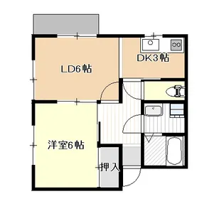 クレアコート【2階】の間取り