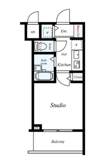 グランド・ガーラ五反田【5階】の間取り