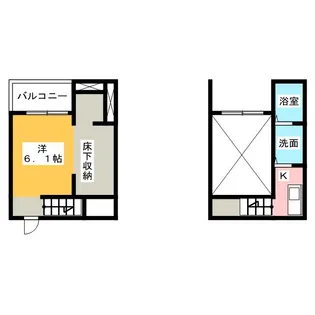 LALA COTE【2階】の間取り