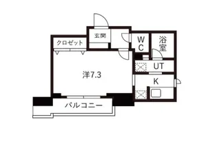 DeLCCSshinagawa デルクスシナガワ【7階】の間取り
