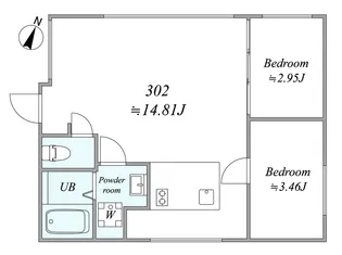 trias336【3階】の間取り