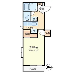 Como I【3階】の間取り