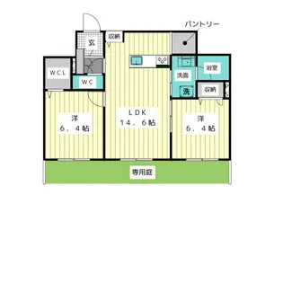 ヴィオレッタ【1階】の間取り