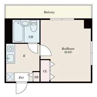 リバティフラット【3階】の間取り
