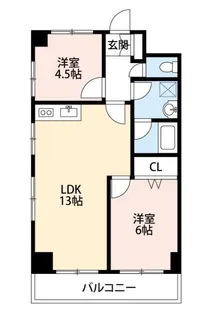 スライヴ21【4階】の間取り