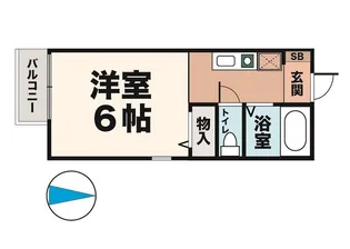 プリシェール中津【2階】の間取り