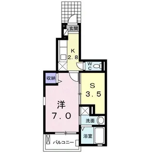 マーベラス・ヒル【1階】の間取り