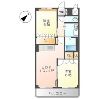 CourtShore【3階】の間取り