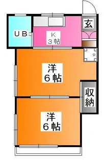 コーポTAKA【2階】の間取り